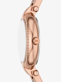 Mini Laney Rose Gold-Tone Bangle Watch