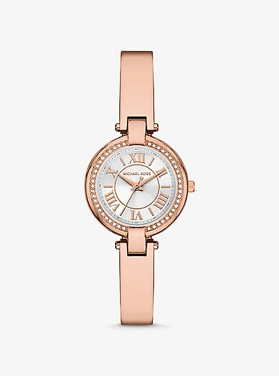 Mini Laney Rose Gold-Tone Bangle Watch