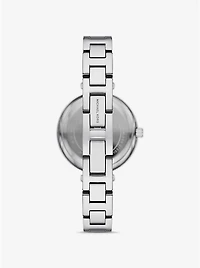 Mini Laney Silver-Tone Bangle Watch