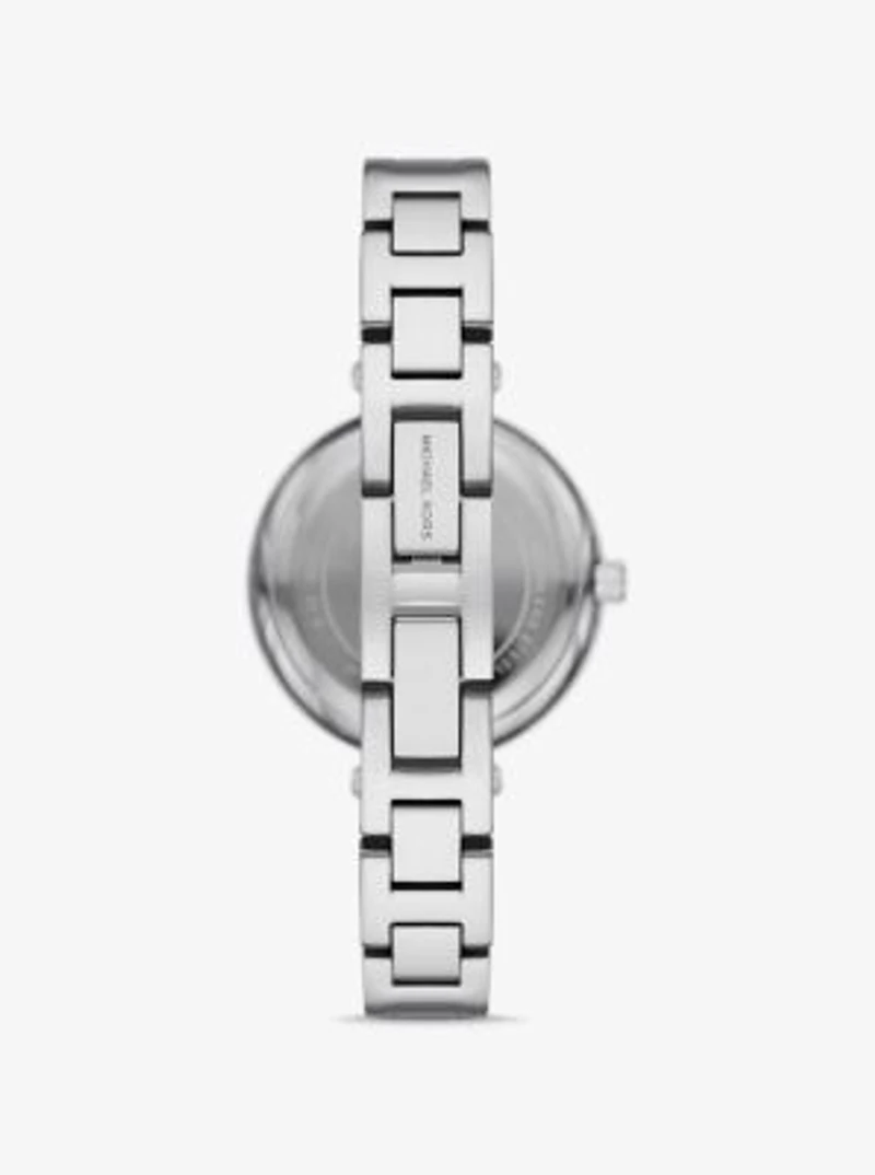 Mini Laney Silver-Tone Bangle Watch
