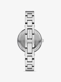 Mini Laney Silver-Tone Bangle Watch