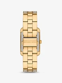 Monroe Pavé Gold-Tone Watch