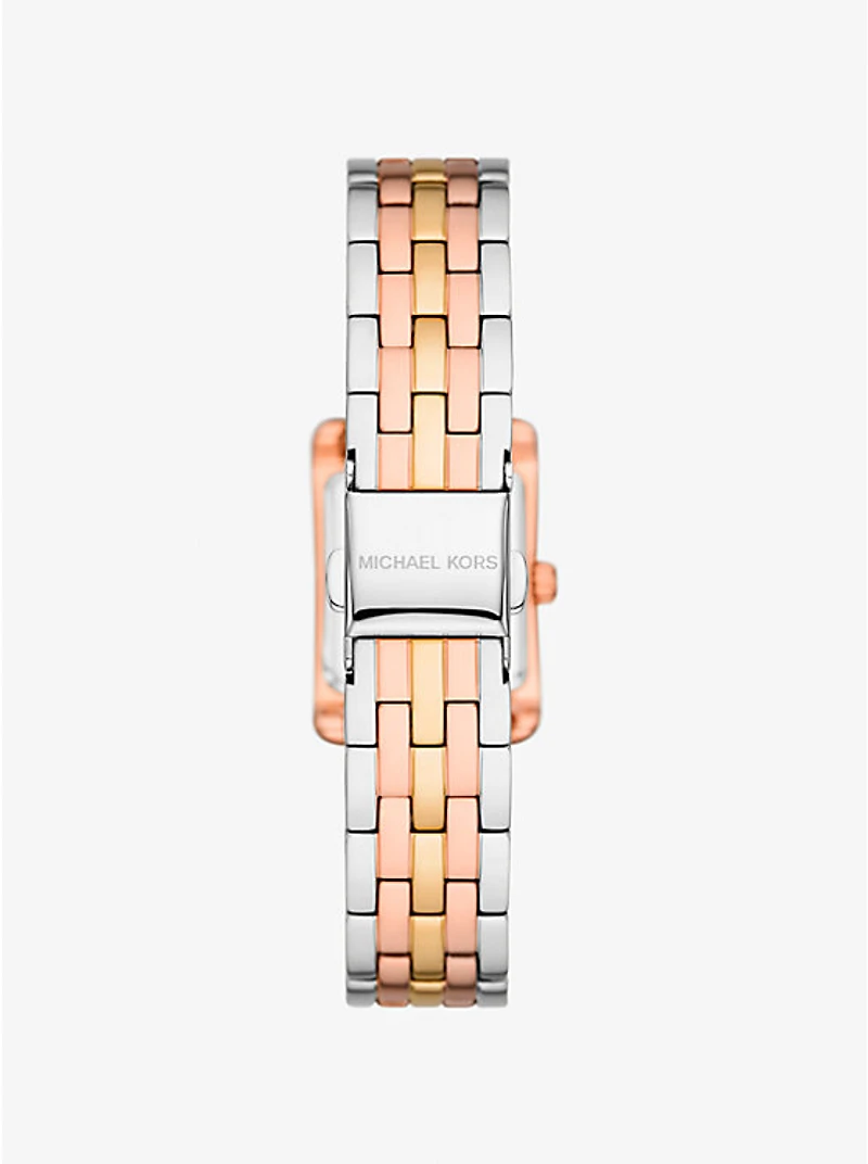 Mini Monroe Pavé Tri-Tone Watch