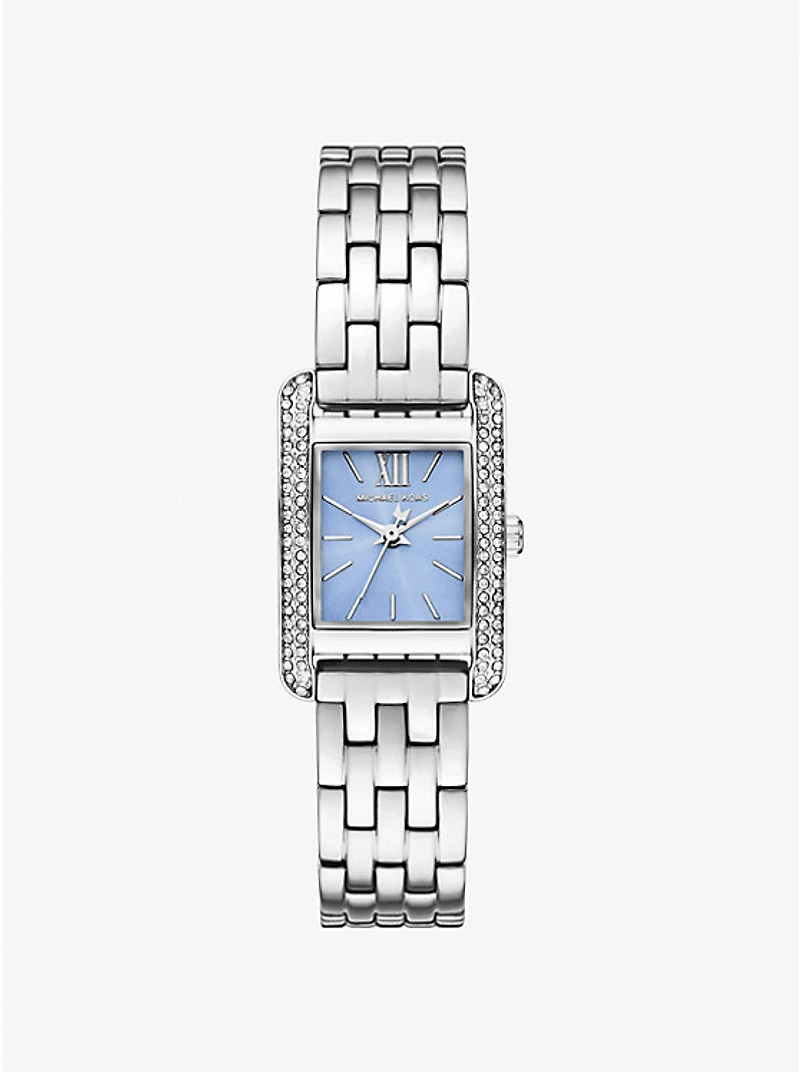 Mini Monroe Pavé Silver-Tone Watch