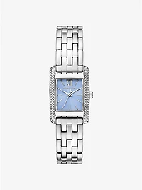 Mini Monroe Pavé Silver-Tone Watch