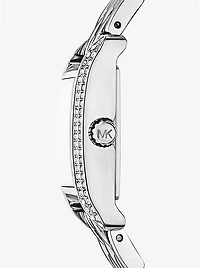 Mini Monroe Pavé Silver-Tone Watch