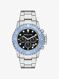 Oversized Everest Silver-Tone Watch