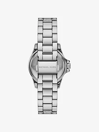 Mini Everest Pavé Silver-Tone Watch