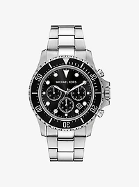 Oversized Everest Silver-Tone Watch