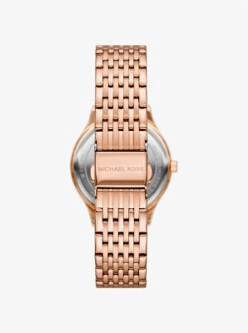Mini Aspyn Rose Gold-Tone Watch