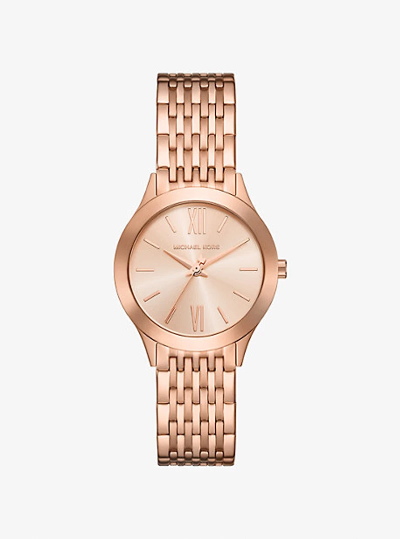 Mini Aspyn Rose Gold-Tone Watch