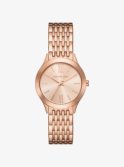 Mini Aspyn Rose Gold-Tone Watch