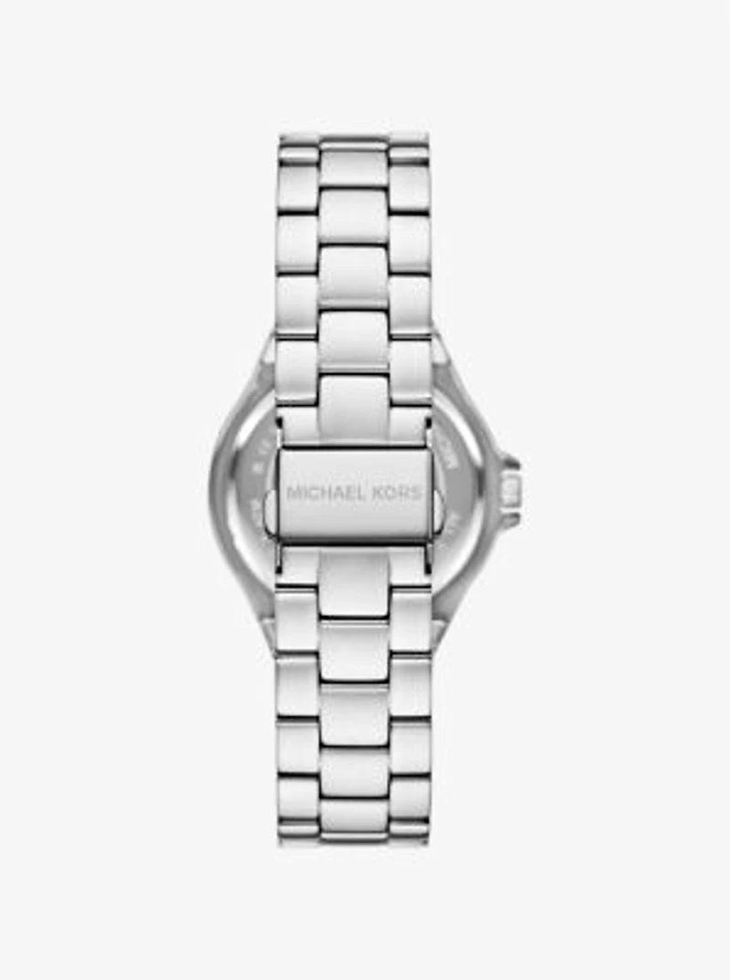 Lennox Pavé Silver-Tone Watch