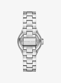 Lennox Pavé Silver-Tone Watch