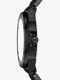 Lennox Pavé Black-Tone Watch