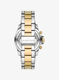 Oversized Everest Pavé Two-Tone Watch