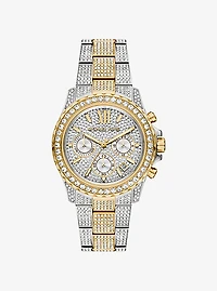 Oversized Everest Pavé Two-Tone Watch