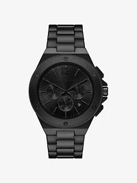 Oversized Lennox Black-Tone Watch