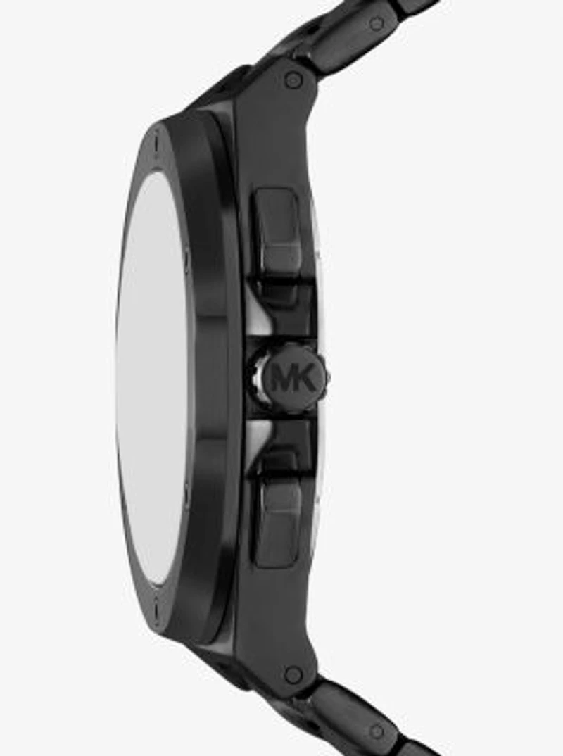 Oversized Lennox Black-Tone Watch