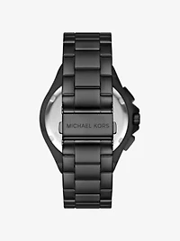 Oversized Lennox Black-Tone Watch