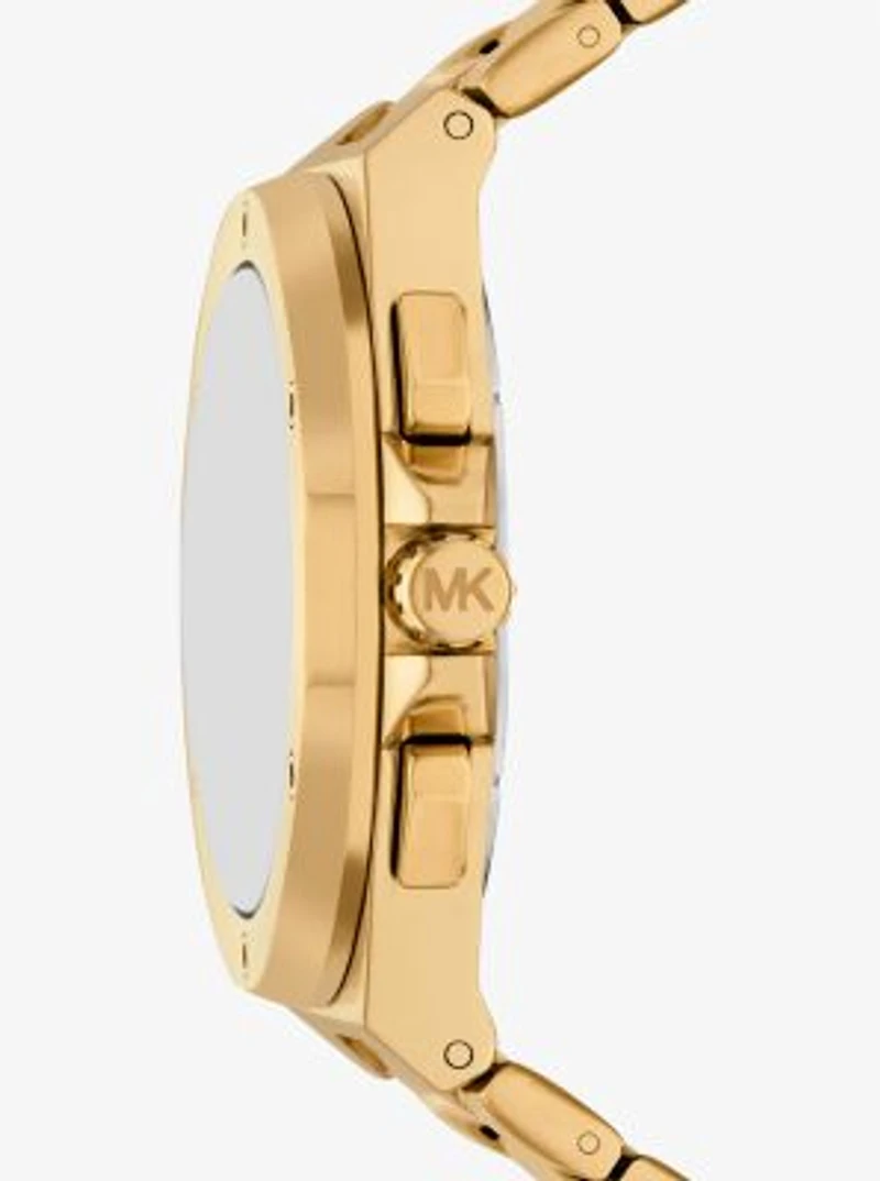 Oversized Lennox Gold-Tone Watch