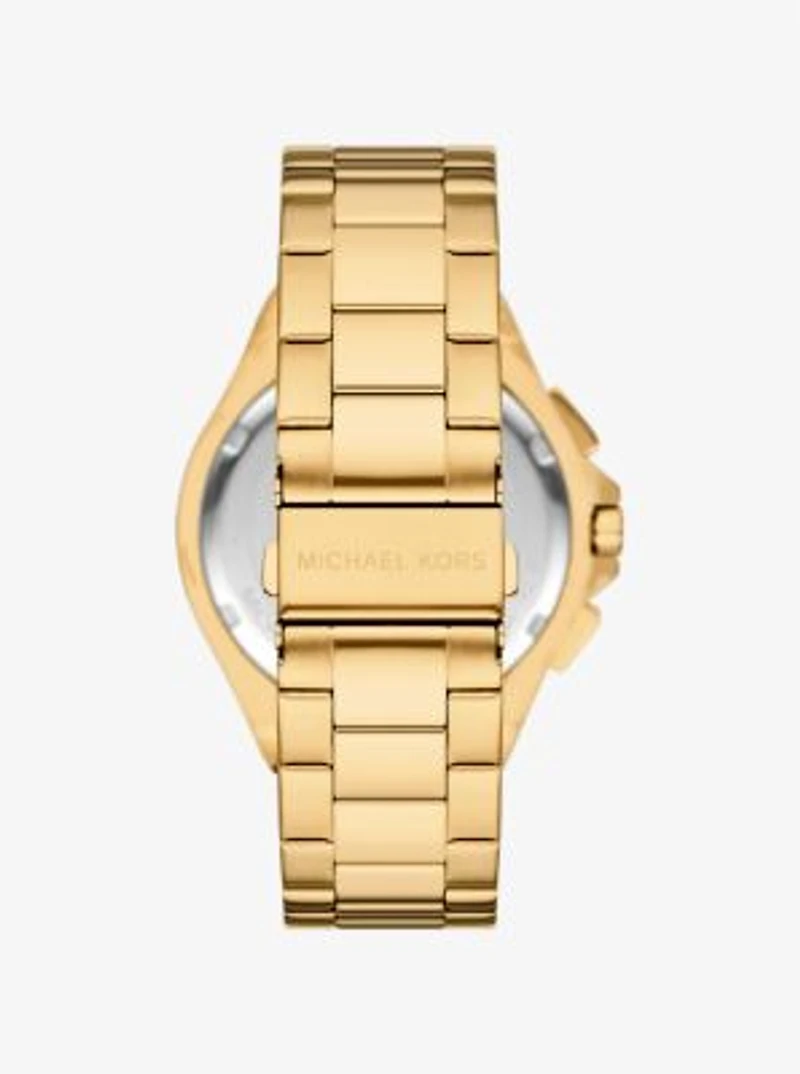 Oversized Lennox Gold-Tone Watch