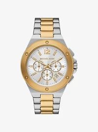 Oversized Lennox Two-Tone Watch