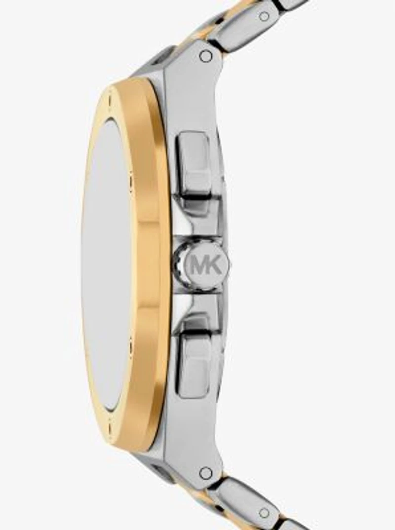 Oversized Lennox Two-Tone Watch