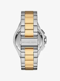 Oversized Lennox Two-Tone Watch