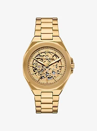 Oversized Callum Gold-Tone Watch