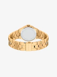 Lennox Pavé Gold-Tone Watch