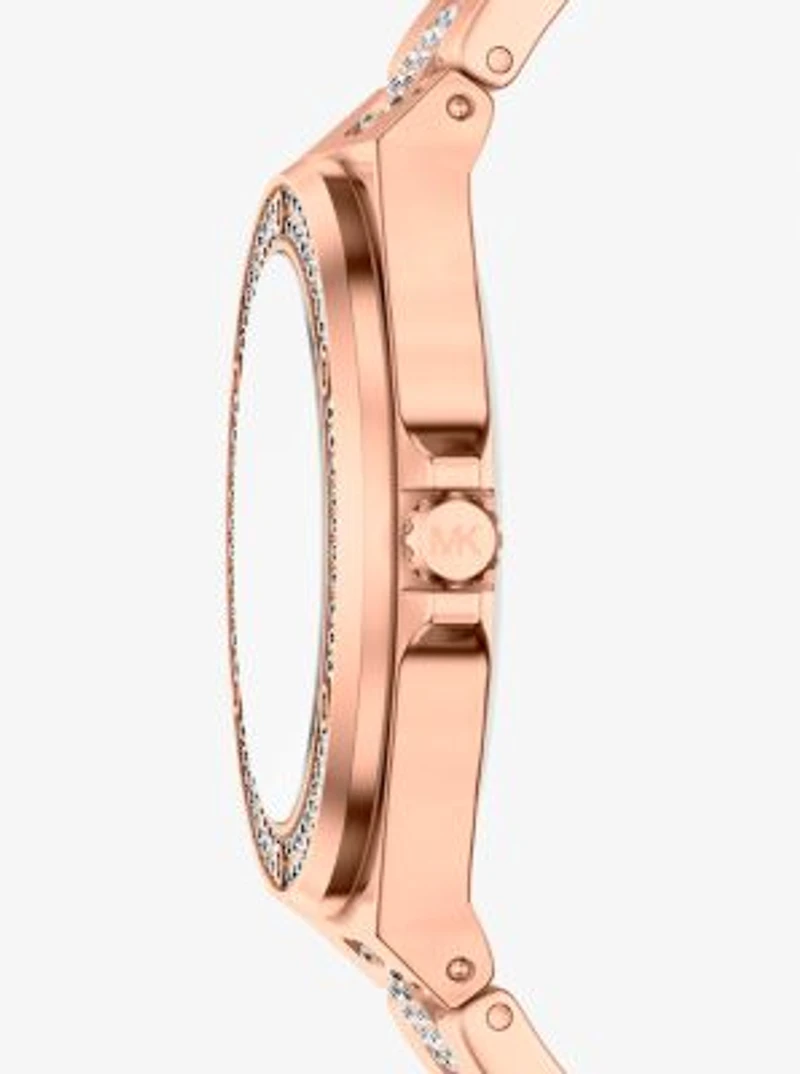 Lennox Pavé Rose Gold-Tone Watch