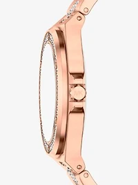 Lennox Pavé Rose Gold-Tone Watch