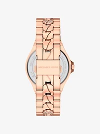 Lennox Pavé Rose Gold-Tone Watch