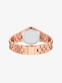 Lennox Pavé Rose Gold-Tone Watch