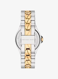 Lennox Pavé Two-Tone Watch