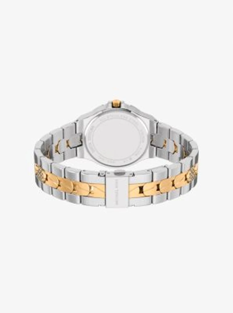 Lennox Pavé Two-Tone Watch