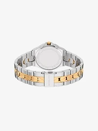 Lennox Pavé Two-Tone Watch