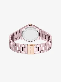 Mini Lennox Pavé Pink-Tone Watch