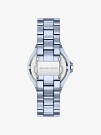 Mini Lennox Pavé Blue-Tone Watch