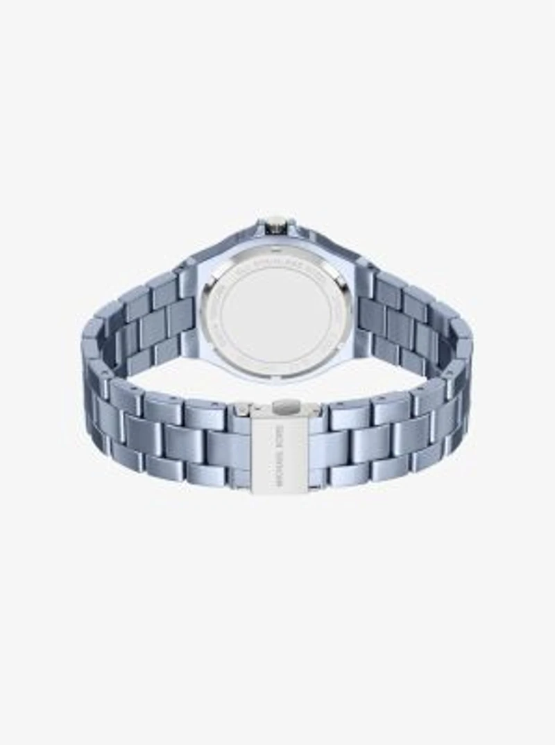 Mini Lennox Pavé Blue-Tone Watch