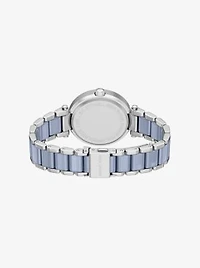 Oversized Parker Pavé Blue-Tone Watch
