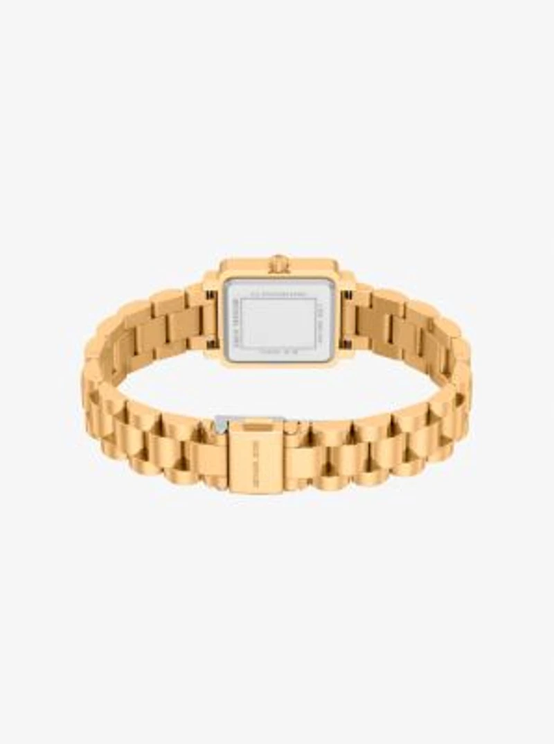 Petite Gwynn Pavé Gold-Tone Watch