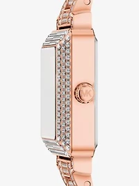 Petite Gwynn Pavé Rose Gold-Tone Watch