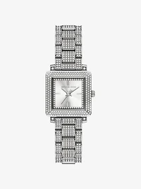 Petite Gwynn Pavé Silver-Tone Watch