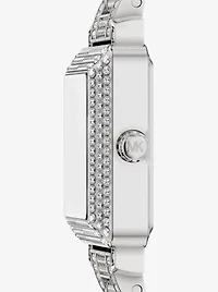 Petite Gwynn Pavé Silver-Tone Watch