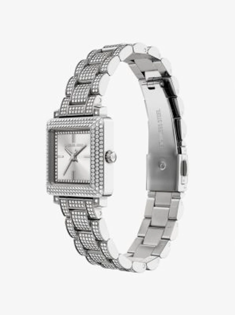 Petite Gwynn Pavé Silver-Tone Watch