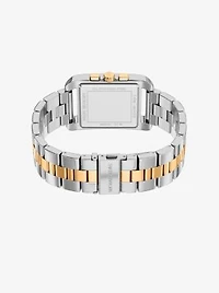 Oversized Monroe Two-Tone Watch