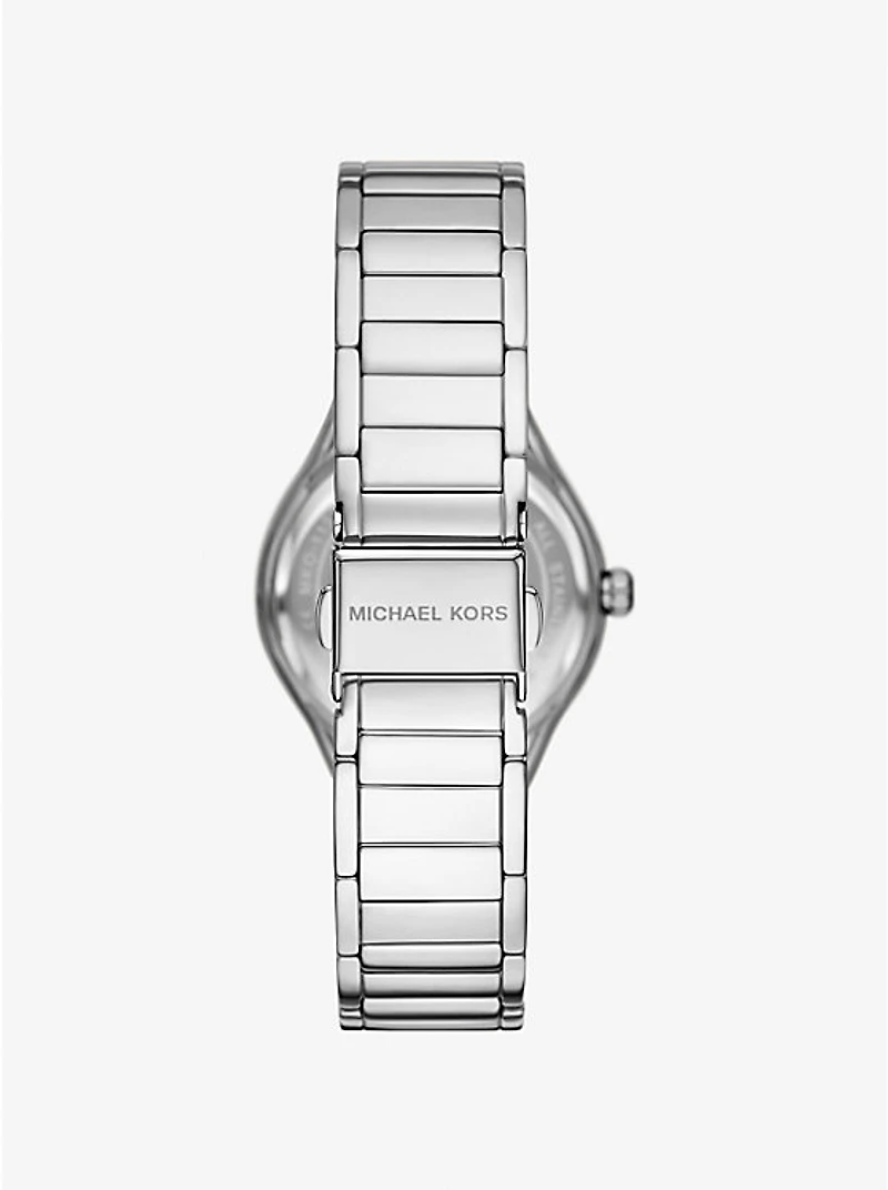 Mini Sylvia Pavé Silver-Tone Watch and Bracelet Gift Set