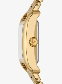 Mini Monroe Gold-Tone Watch and Jewelry Gift Set
